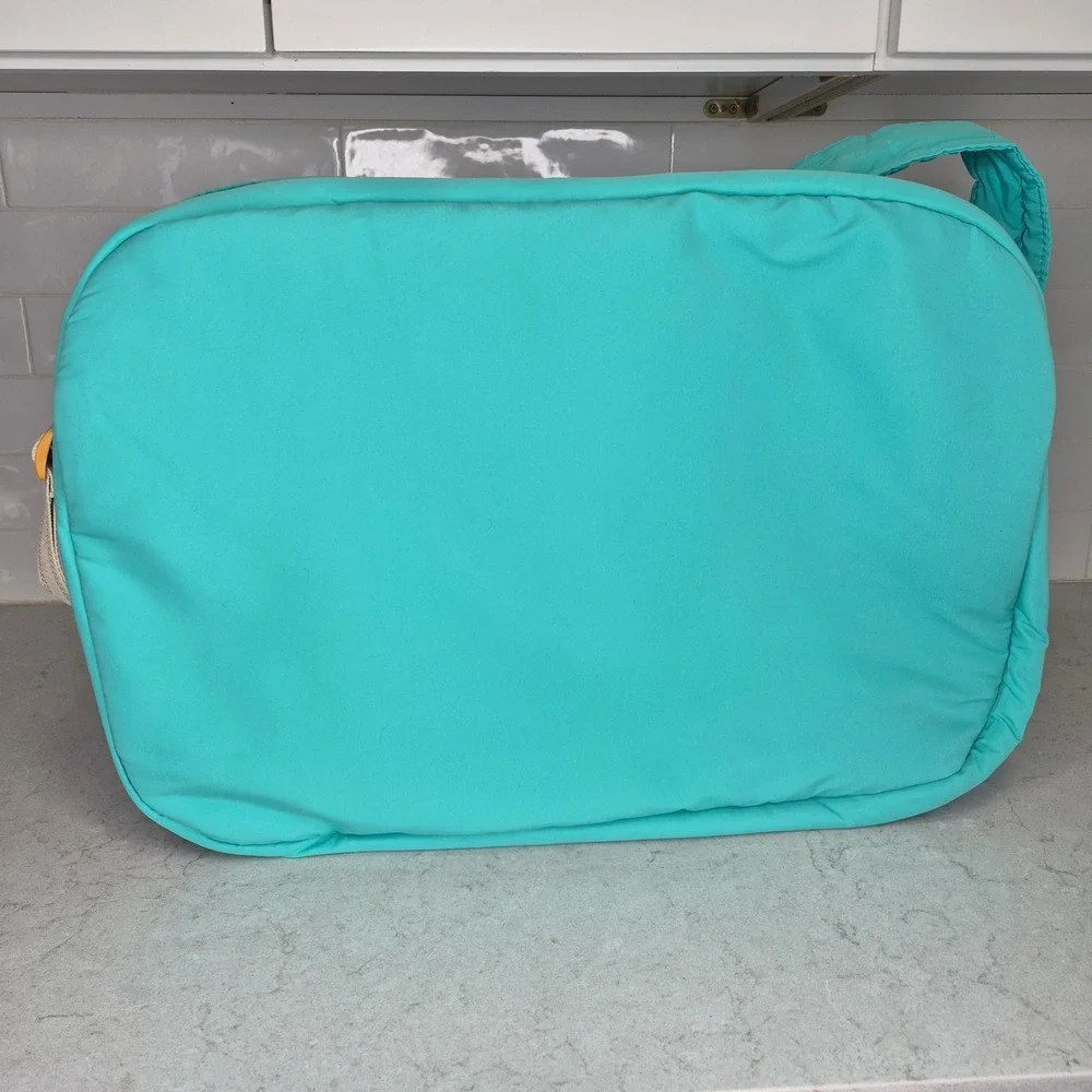 Keepcool Shopping Cooler Bag Quilted Insulated Aqua Blue